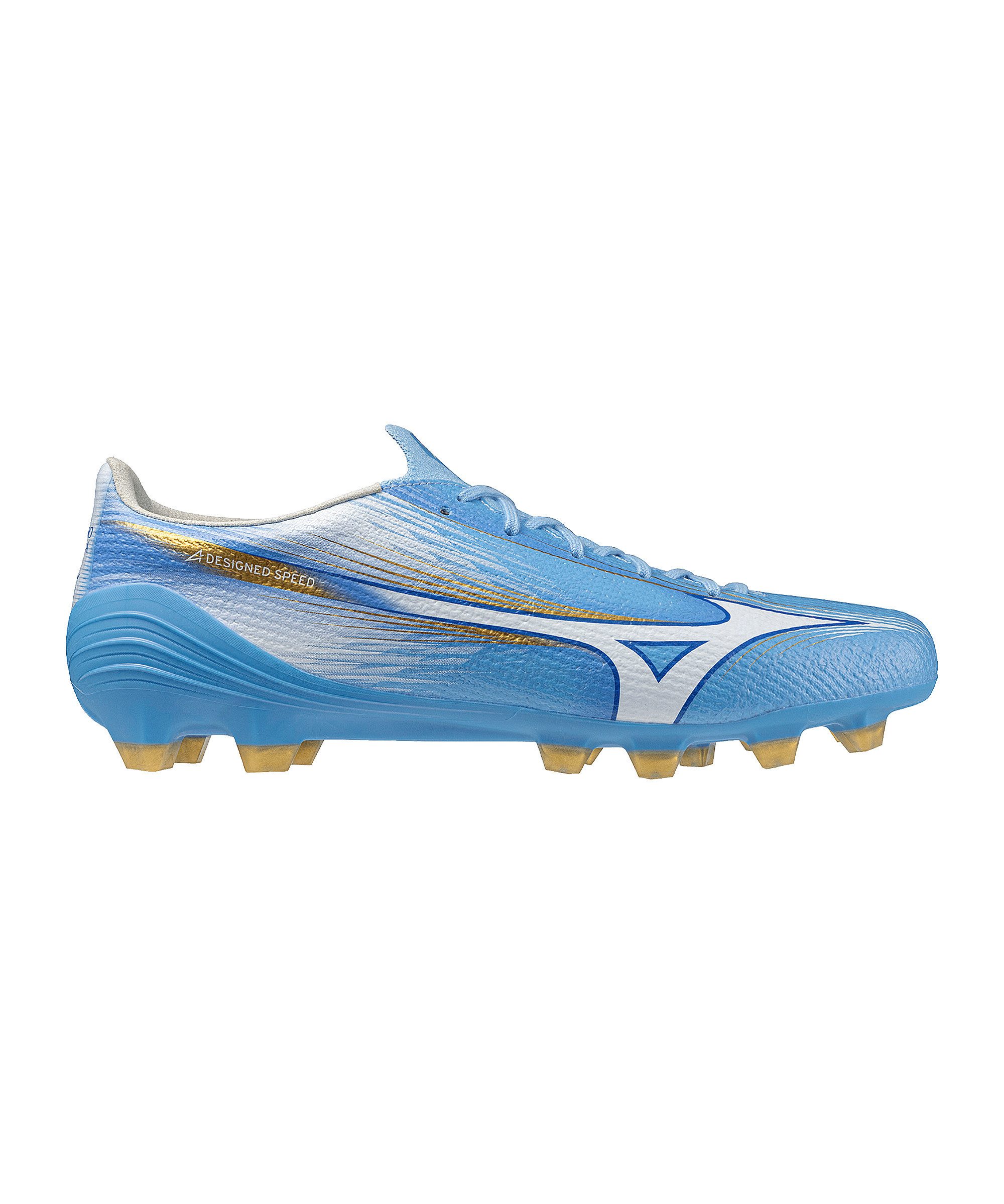 Mizuno Alpha III Pro FG Blazing Flair Weiß Unisex Fußballschuh