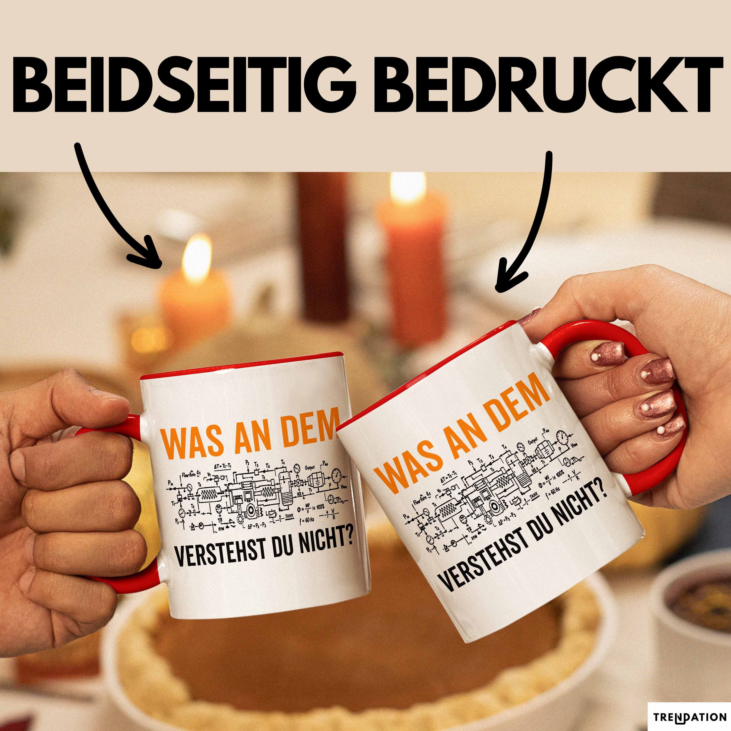 Trendation Tasse Maschinenbauingenieur Ingenieurwesen Tasse Geschenk Lustige Geschenkid, Keramik