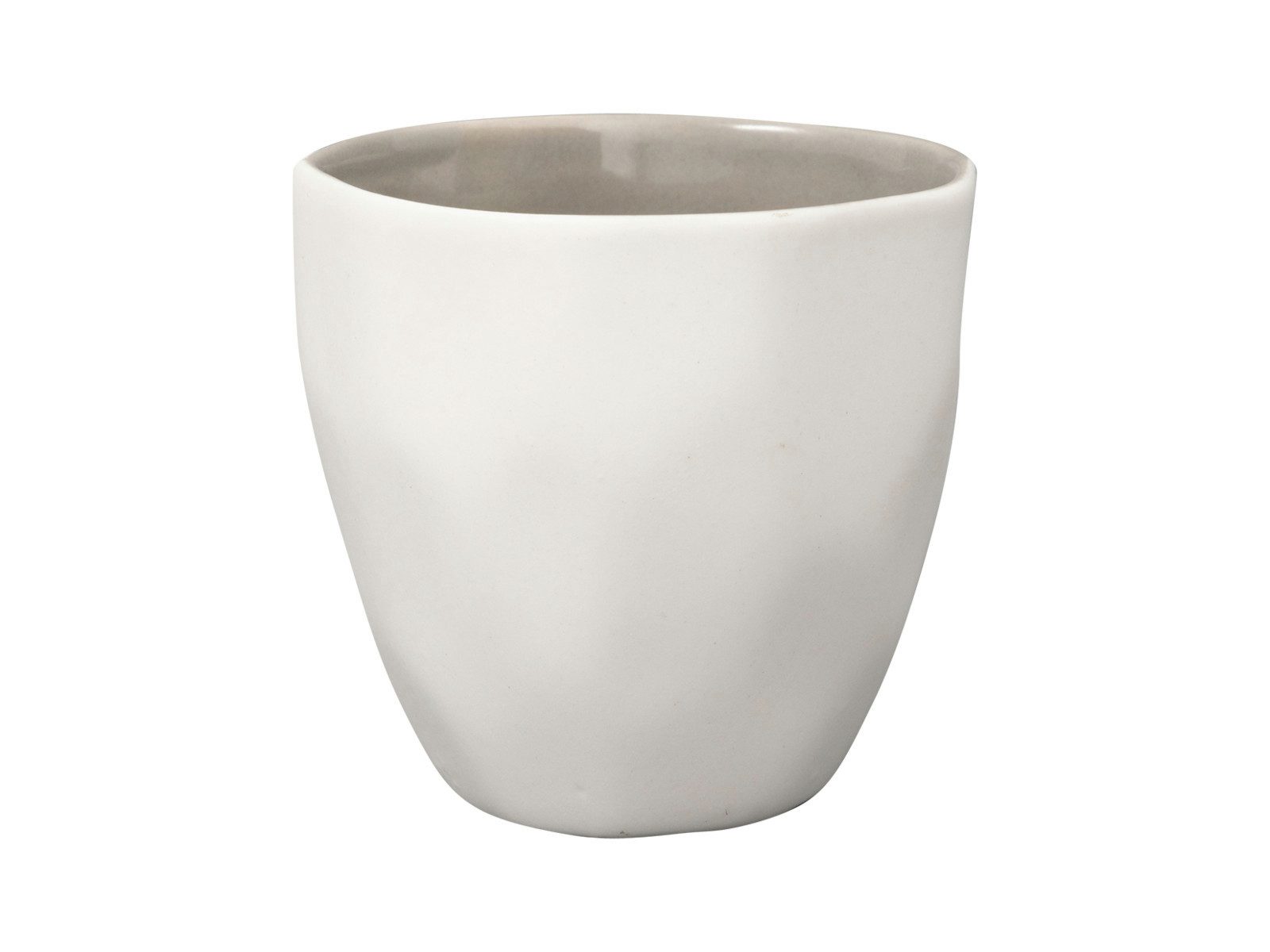 Greengate Espressotasse Elements Mini Latte Cup grey 0,13l, Steingut