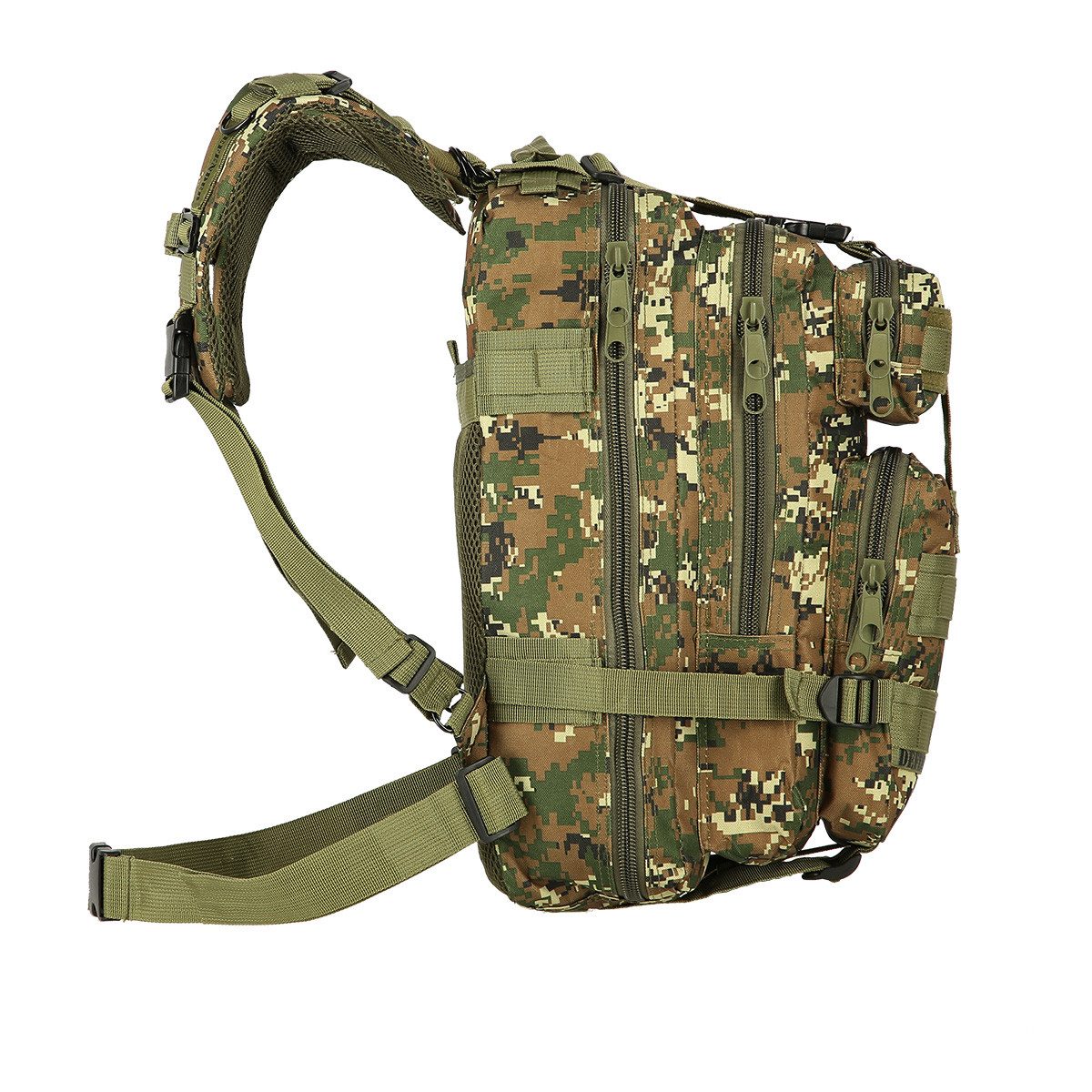 NILS CAMP Rucksack Wanderrucksack MORO DEFENDER Outdoorrucksack Tarnfleck Military, viele Taschen für großen Stauraum