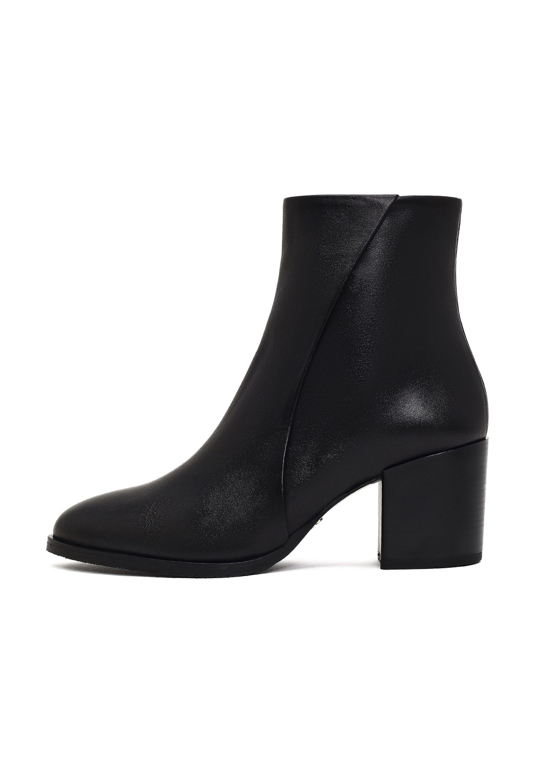 Derimod Leder-Blockabsatz-Stiefeletten Ankleboots