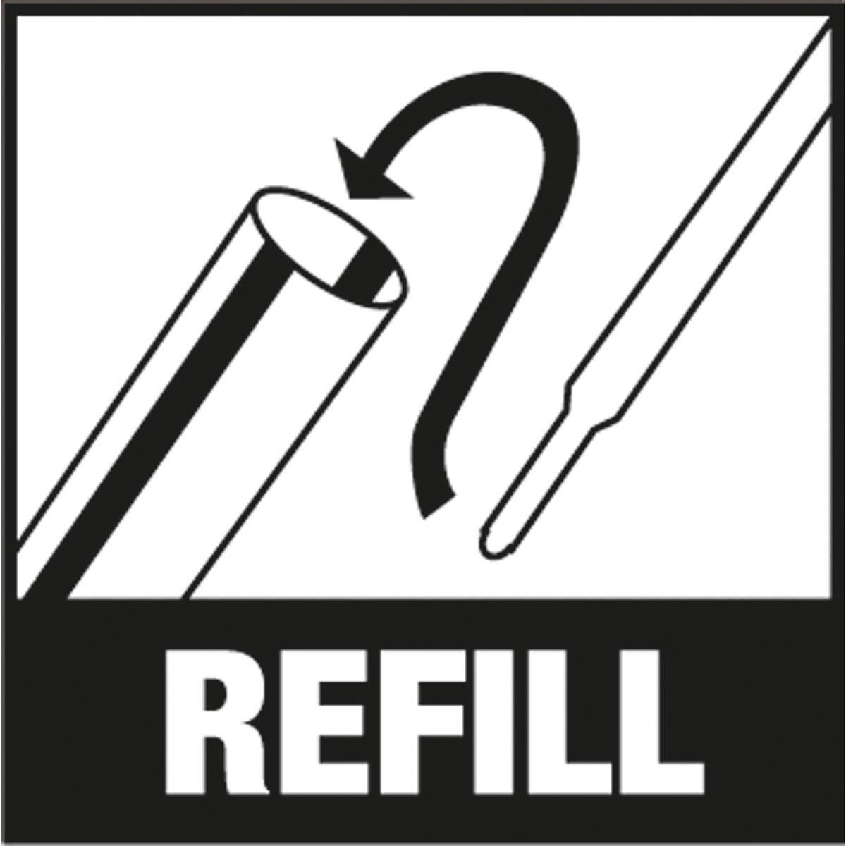 PILOT Kugelschreibermine PILOT 156380 Druckkugelschreiber BPS-Matic Fine schwarz(S)