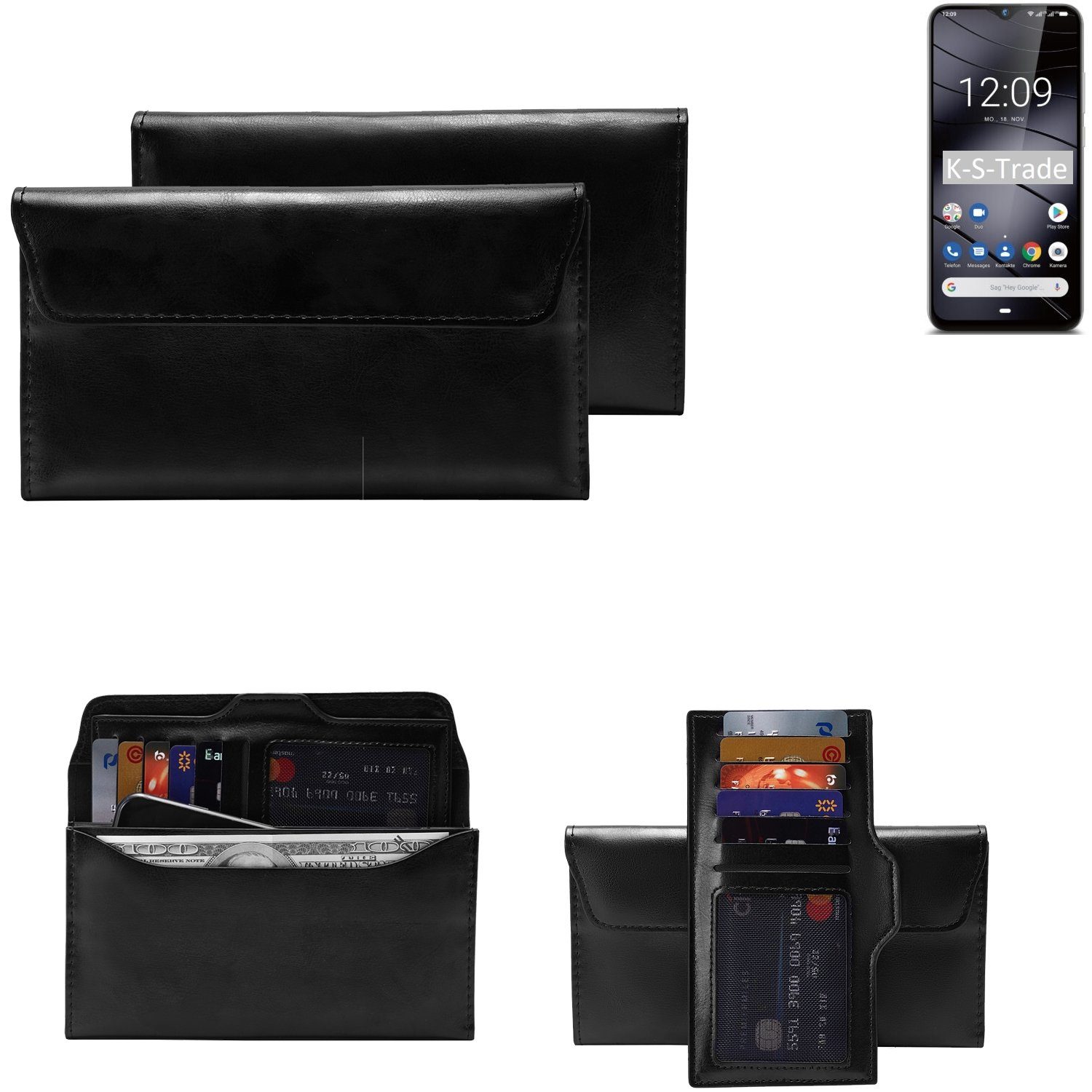 K-S-Trade Handyhülle für Gigaset GS290, Handy Hülle Schutz Hülle Tasche Schutz Case Handytasche