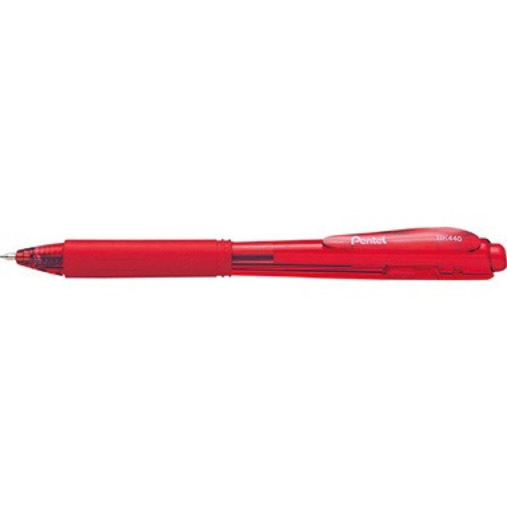 PENTEL Druckkugelschreiber Kugelschreiber BK440-B 0,5mm rot Schaftes: rot