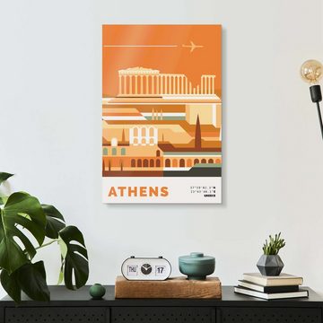 Posterlounge Acrylglasbild Nigel Sandor, Athens, Illustration