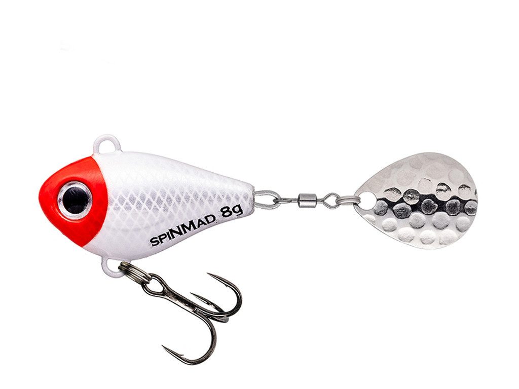 SpinMad Kunstköder SpinMad Jigmaster 8 g - Spinjig, (SpinMad Spinjig 8 g, 1-St. SpinMad Originals 15 Farben), Effektiver Lauf, Exzellente Verarbeitung