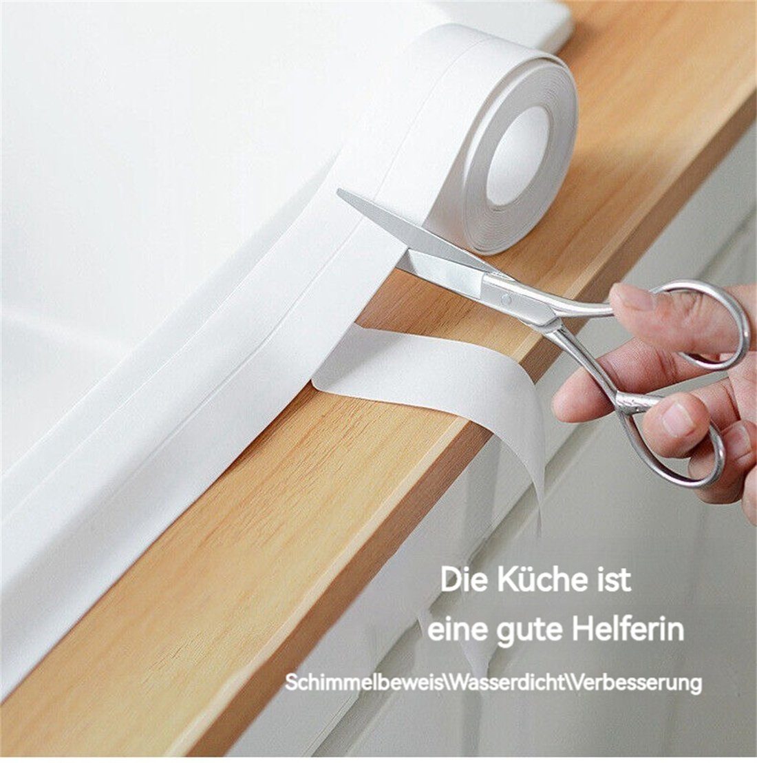 Wannendichtband WanneKüche Badezimmer breit Klebeband selbstklebend Dusche DÖRÖY 3.8cm
