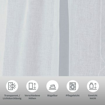 Gardine Dolly, my home, Multifunktionsband (1 St), transparent, Transparent, Gewebt, Polyester