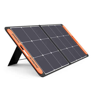Jackery Solaranlage SolarSaga 100 Solarpanel für Powerstation Solargenerator, 100,00 W, Monokristallin, Zwei USB-Ausgänge zum direkten Aufladen