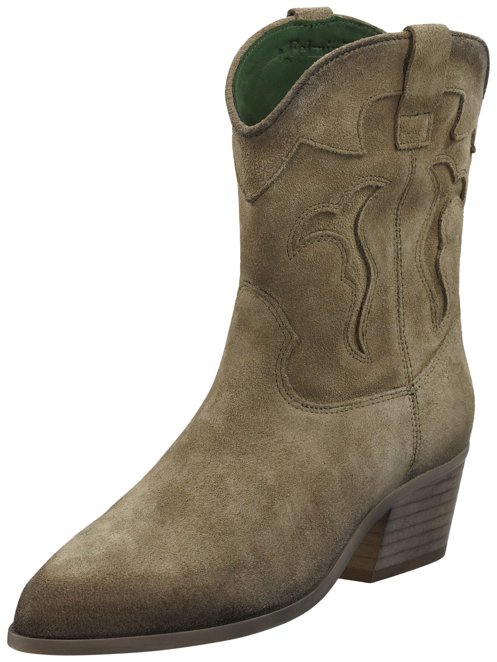 Felmini Stiefelette Leder Cowboy Stiefelette günstig online kaufen