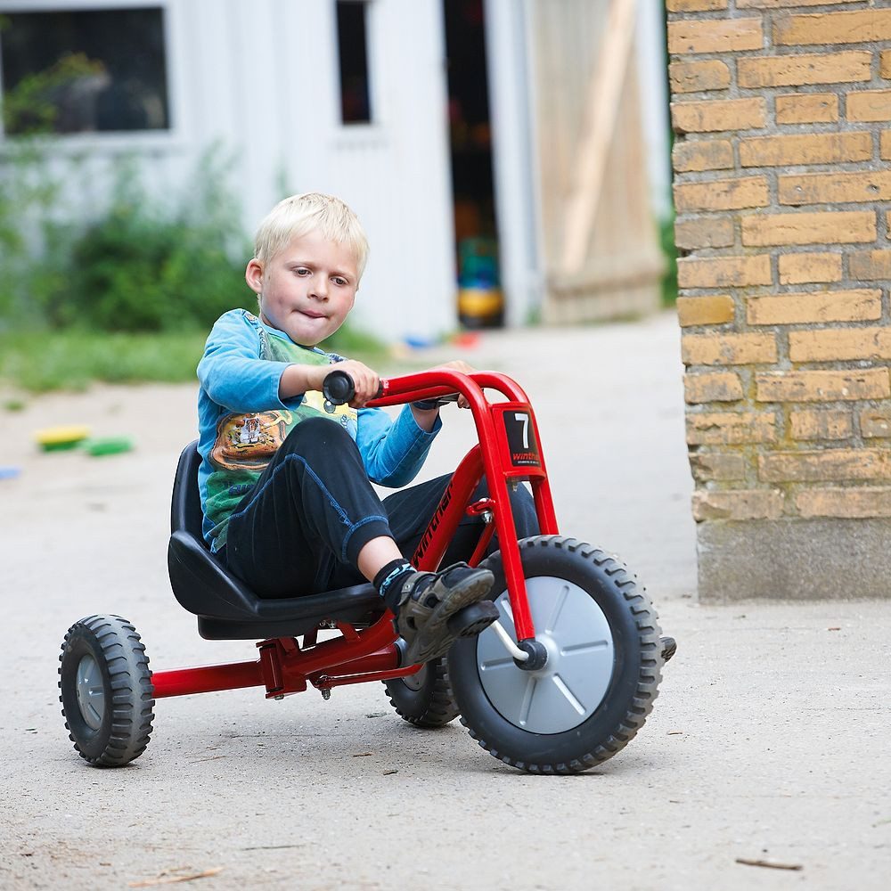 Winther Dreirad Viking Dreirad Explorer Zlalom Tricycle, Einzigartige, patentierte Lenkung für scharfe Wendemanöver