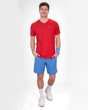 BIDI BADU Tennisshirt Crew Tennisshirt für Herren in rot
