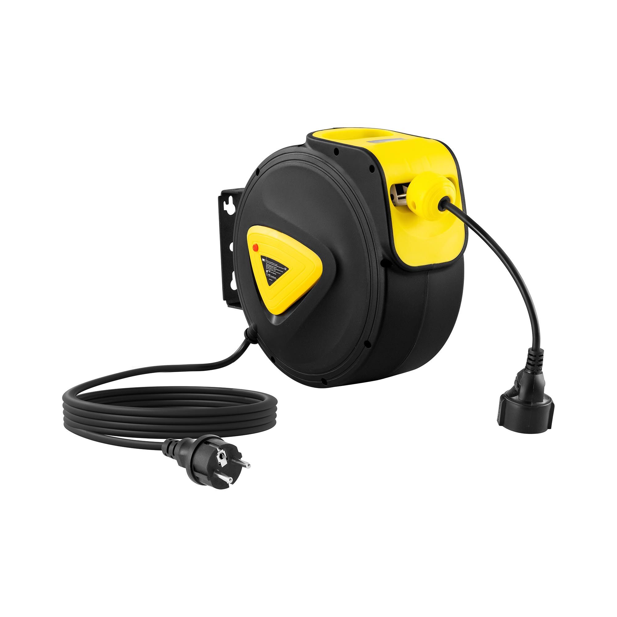 MSW Kabelaufroller 20 + 3m Kabeltrommel automatisch Kabeltrommel
