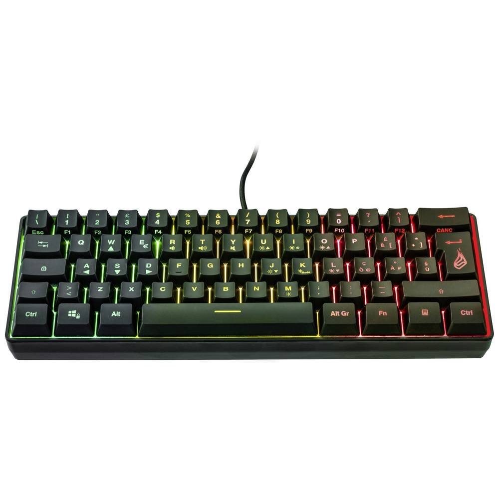 Surefire SureFire 60 % Mechanische RGB–Tastatur, Tastatur (Beleuchtet, Multimediatasten)