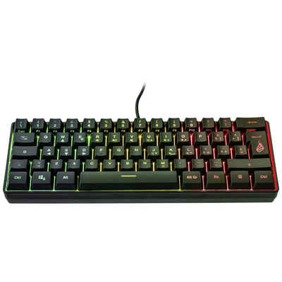 Surefire SureFire 60 % Mechanische RGB–Tastatur, Tastatur (Beleuchtet, Multimediatasten)