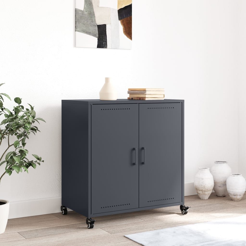 vidaXL Sideboard Sideboard Anthrazit 68,5x39x72 cm günstig online kaufen