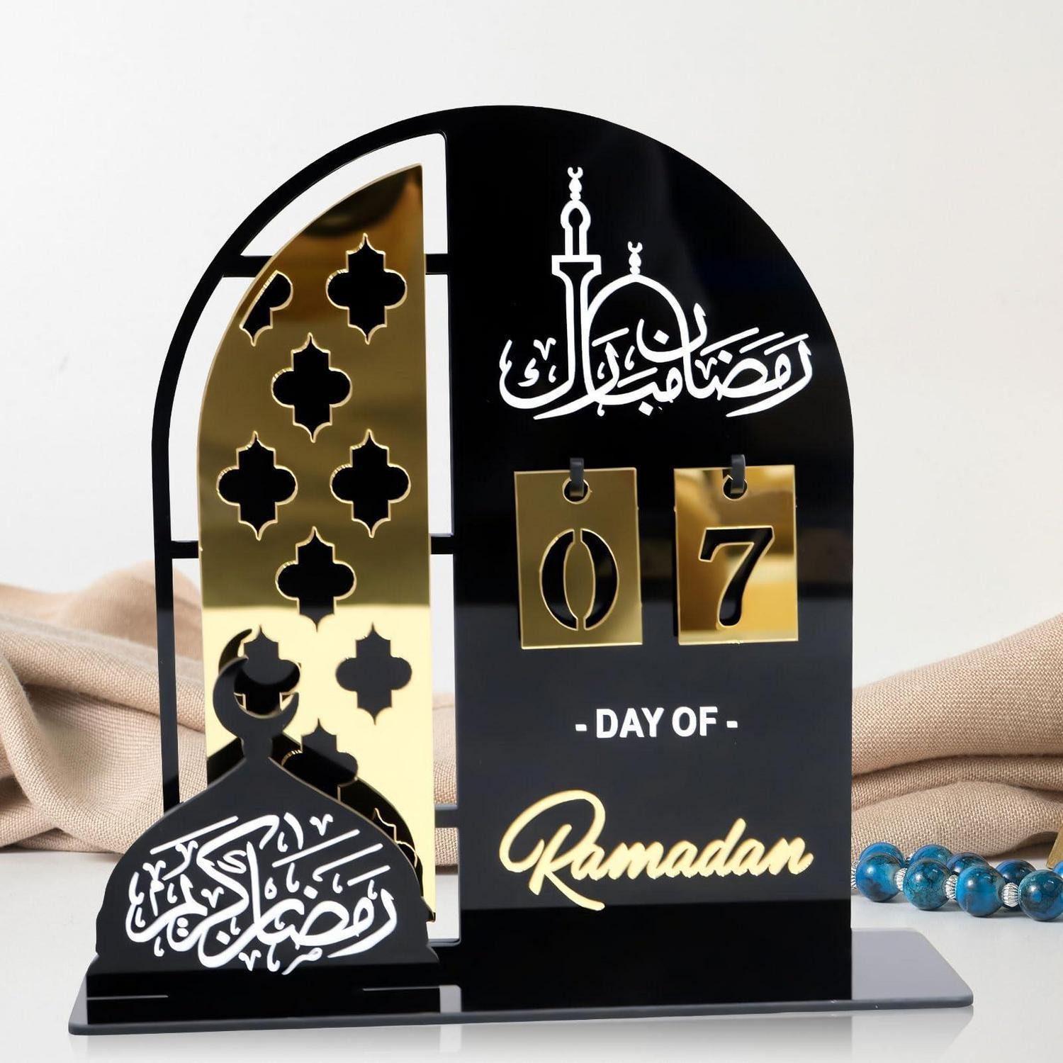 LuxusKollektion Countdown Kalender Ramadan Kalender 2025 Countdown Acryl Kinder