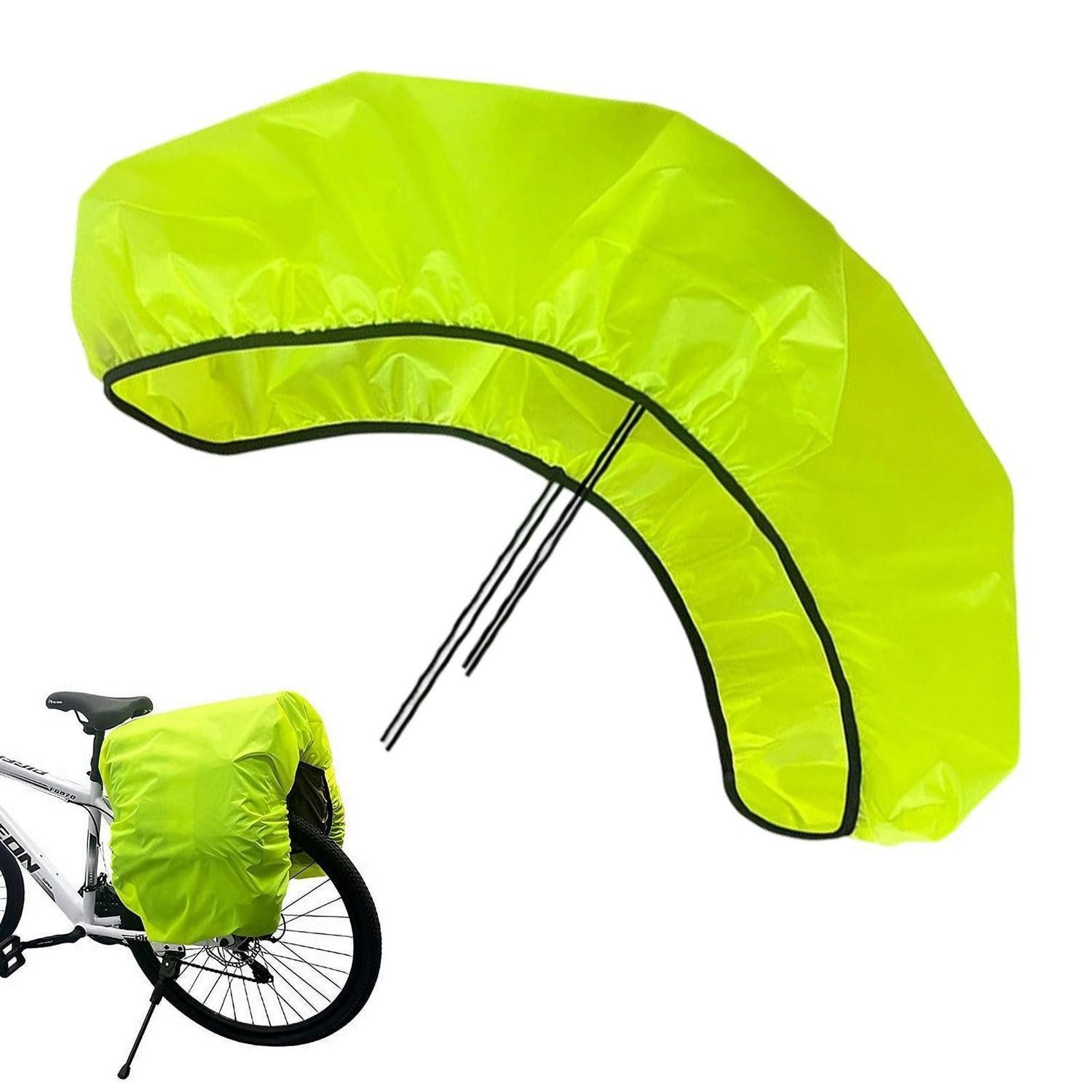 LuxusKollektion Fahrradhelmüberzug Fahrradtaschen-Regenschutz Hellgrün 126x66 cm