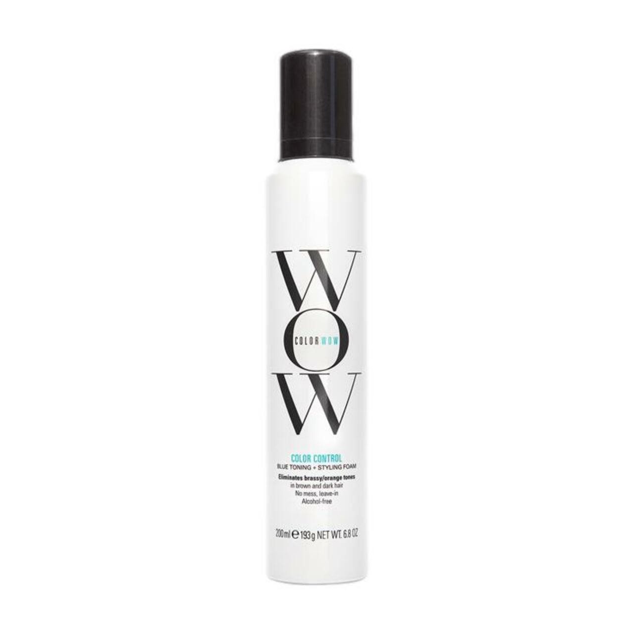COLOR WOW Haarfestiger Color Control Blue Toning and Styling Foam, für alle Haartypen, für alle Hauttypen