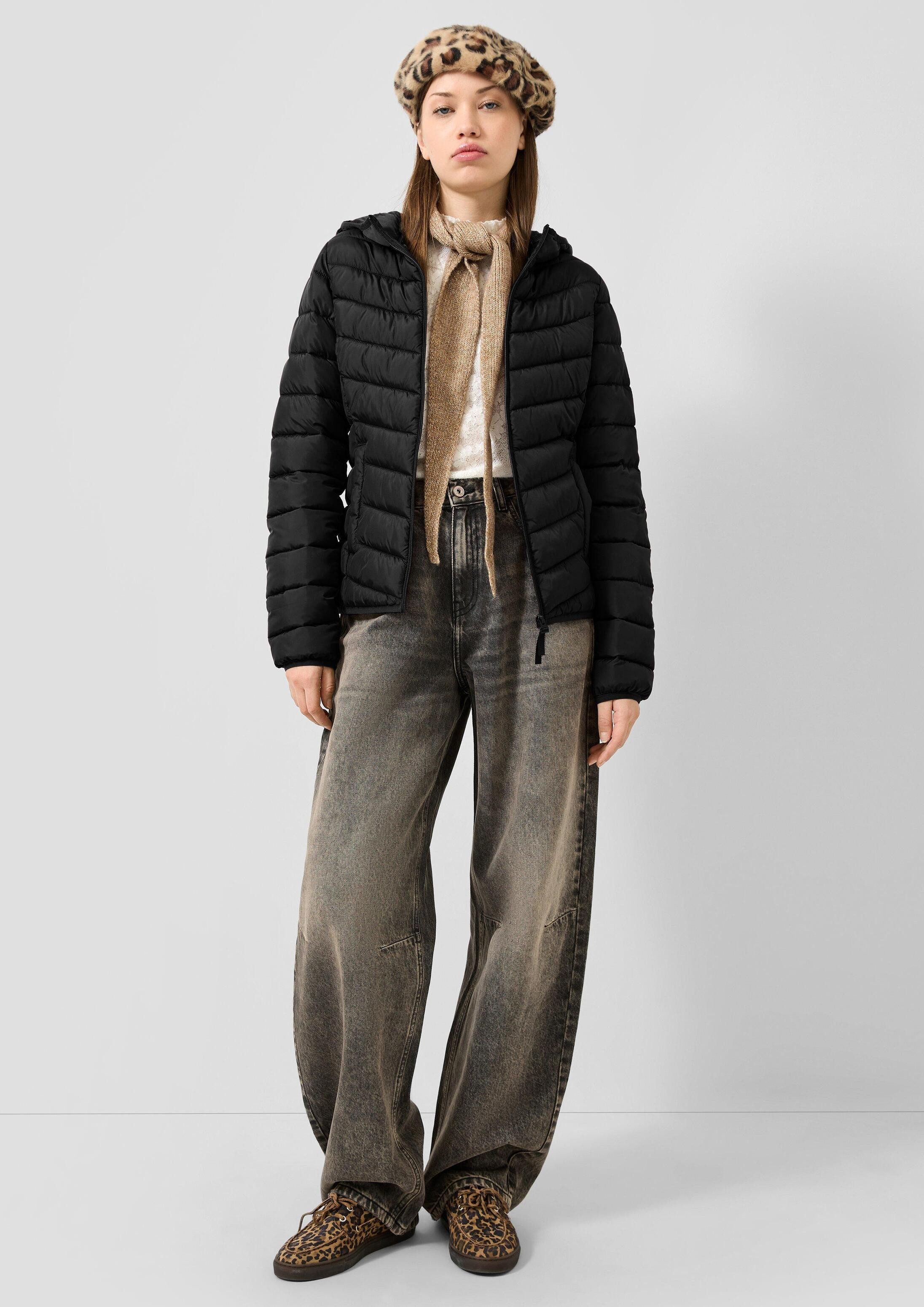 QS Funktionsjacke Outdoor-Jacke Leichte Steppjacke mit Kapuze – Bild 5 von 5