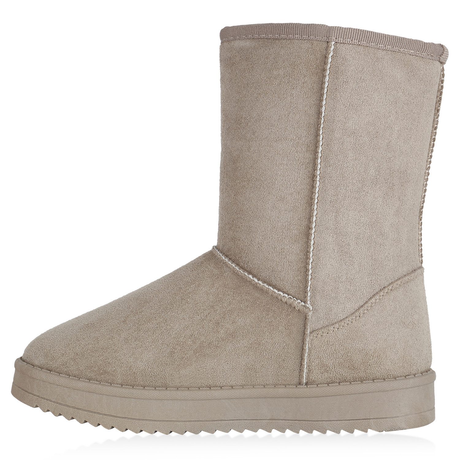 VAN HILL 836446 Schlupfboots Damen Schlupfstiefel Warm Gefütterte Stiefel W günstig online kaufen