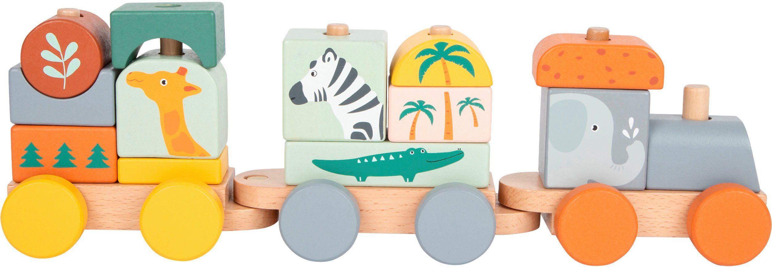 Small Foot Spielzeug-Zug Holzzug Safari günstig online kaufen