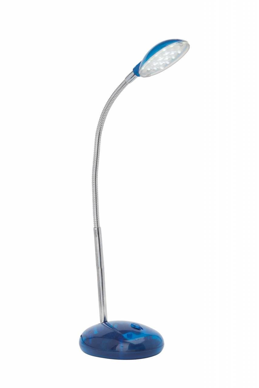 Brilliant Tischleuchte Timmi, Lampe Timmi LED Tischleuchte transparent/blau 1x 2W LED integriert