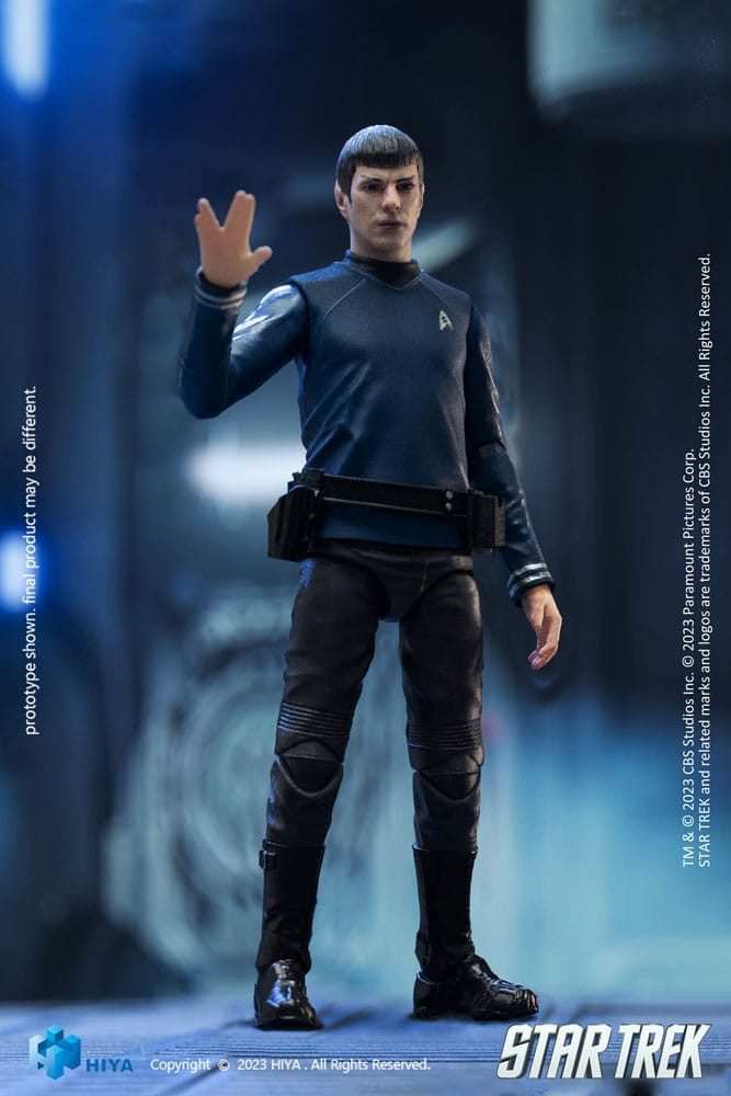 Hiya Toys Actionfigur Star Trek Exquisite Mini Actionfigur 1/18 Star Trek 2009 Spock 10 cm