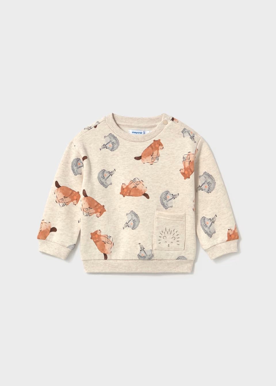 Mayoral Sweatshirt Baby Sweatshirt „Tierchen“ (241696)