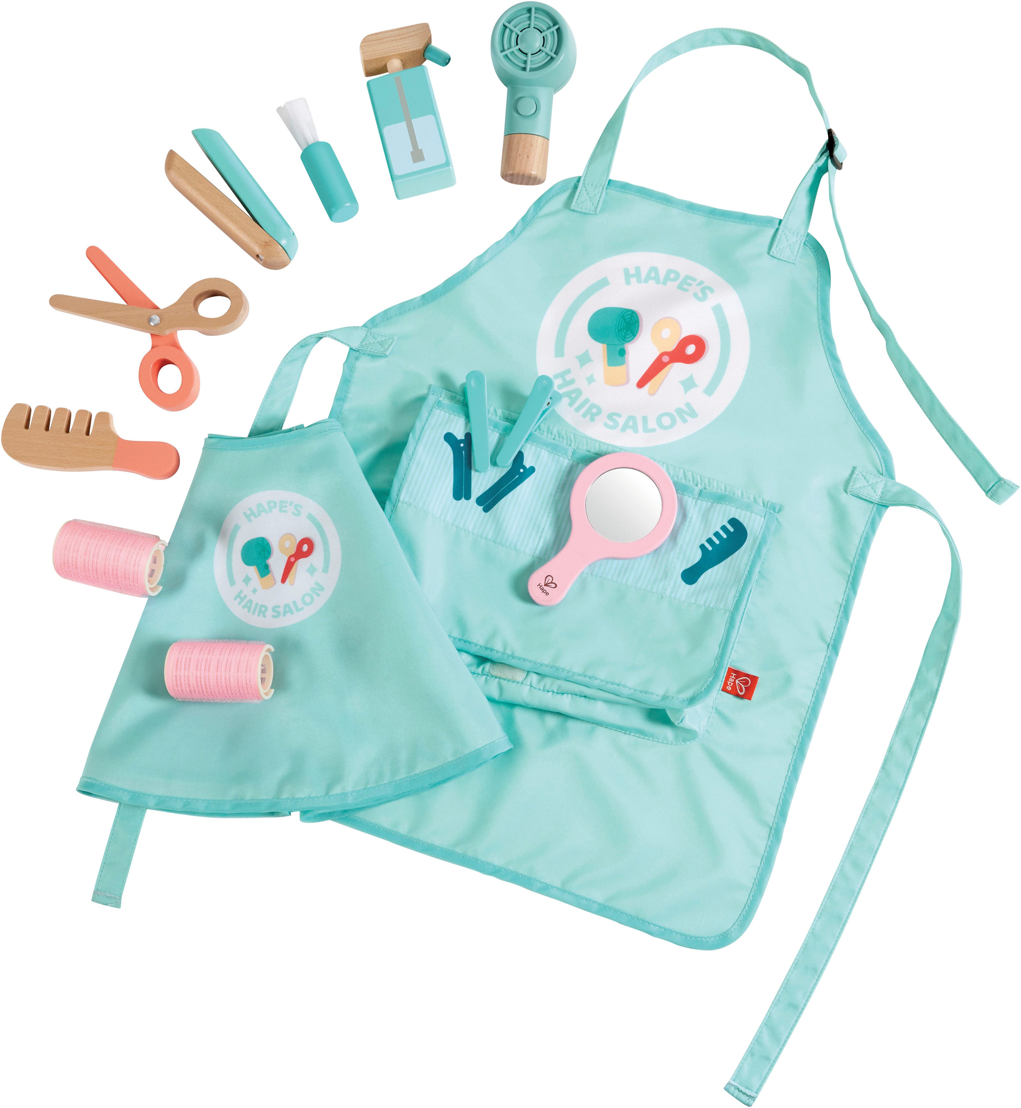 Hape Spielzeug-Frisierkoffer Super stylischer Friseursalon günstig online kaufen