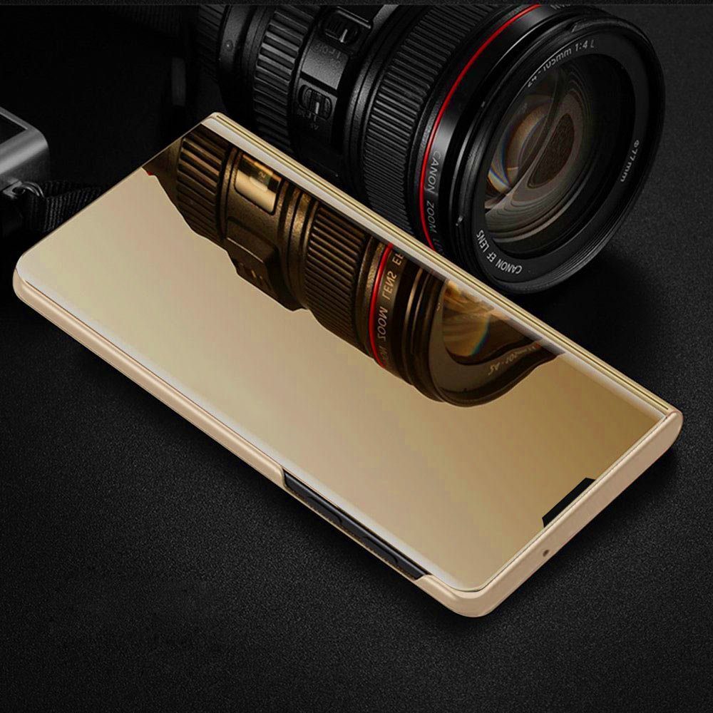 FITSU Handyhülle Handyhülle Spiegel Hülle für Samsung Galaxy S25 Handytasche Flipcase 6,2 Zoll, Schlanke Handytasche Flipcase für Galaxy S25 Handyhülle