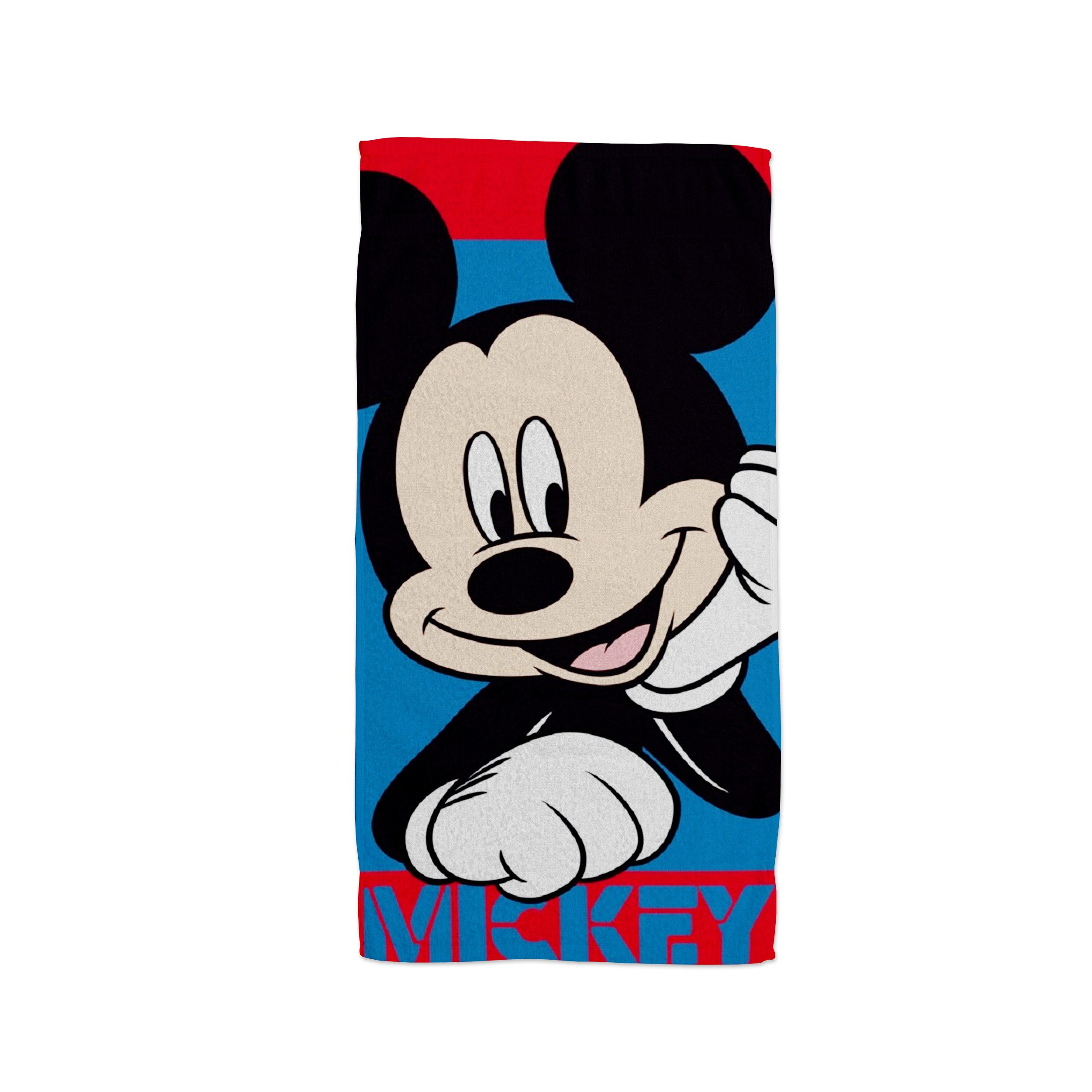Disney Mickey Mouse Strandtuch Kinder Badehandtuch – Weiches & saugstarkes Strandtuch 70x140 cm