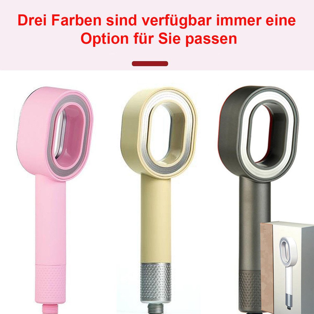 DOPWii Duschbrause Wassersparender Duschkopf,Hochdruck Handbrause,Massageba günstig online kaufen