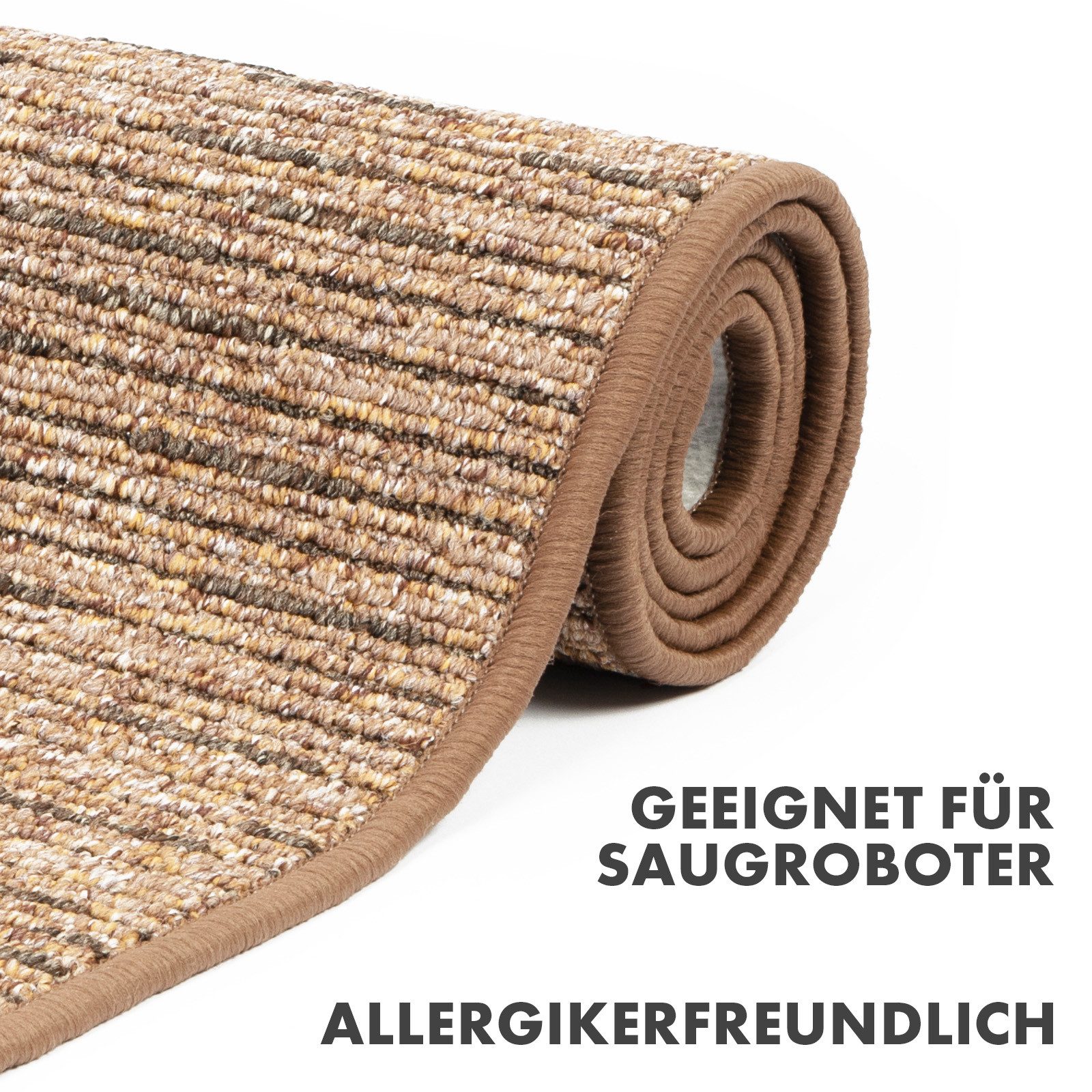 Kubus Bettumrandung Genf, 3-teiliges Set, (3-tlg), Verschiedene Farben und Größen