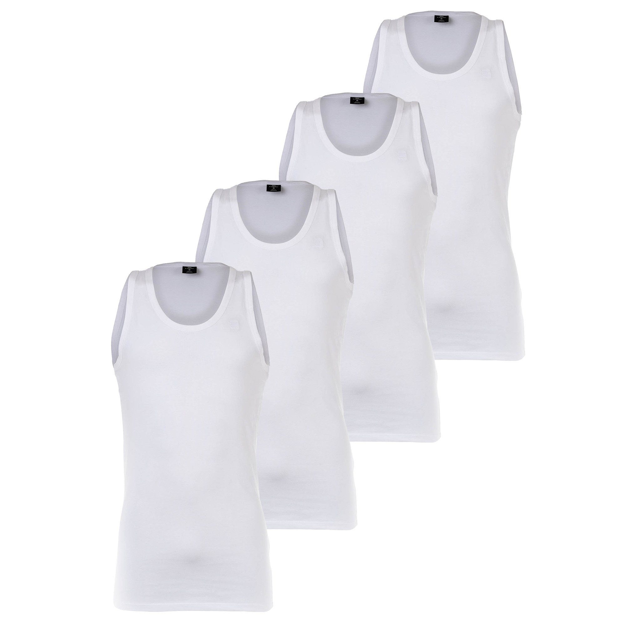 Unterhemd Herren Unterhemd 4er Pack Baumwolle