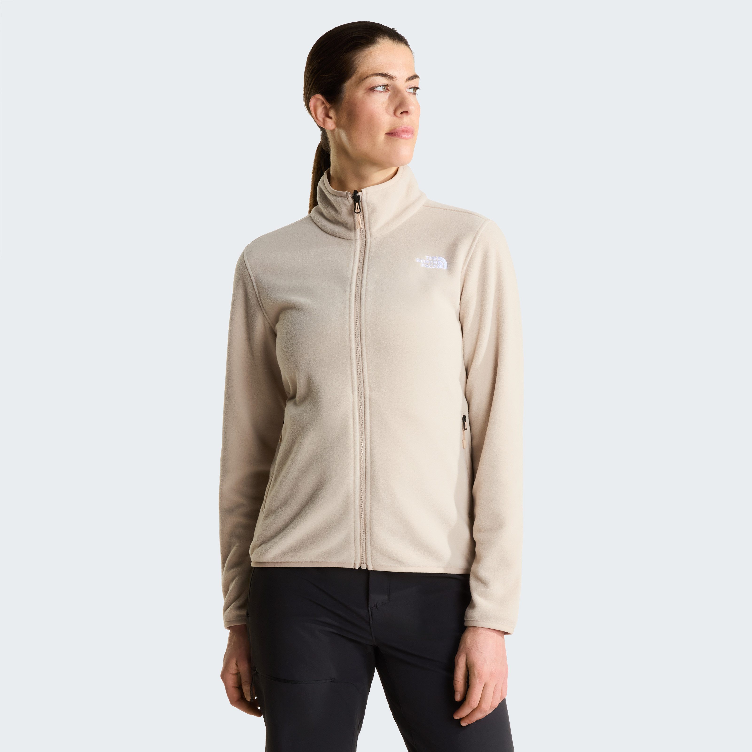 The North Face Fleecejacke W GLACIER FLEECE JACKET für Erwachsene, feuchtigkeitsabweisendes Material, sportlicher Stil
