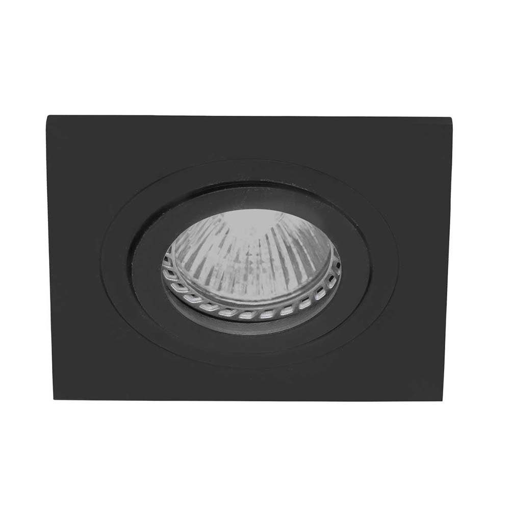 Steinhauer LIGHTING LED Einbaustrahler, Leuchtmittel nicht inklusive, Deckenstrahler Deckenleuchte Einbaulampe schwarz Wohnzimmerleuchte