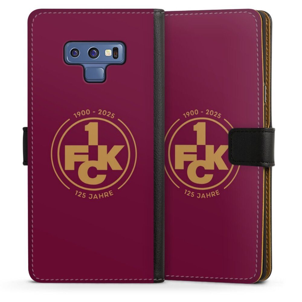 DeinDesign Handyhülle 1. FC Kaiserslautern 1. FCK 125 Jahre 1. FCK 125. Jubiläum, Samsung Galaxy Note 9 Hülle Handy Flip Case Wallet Cover