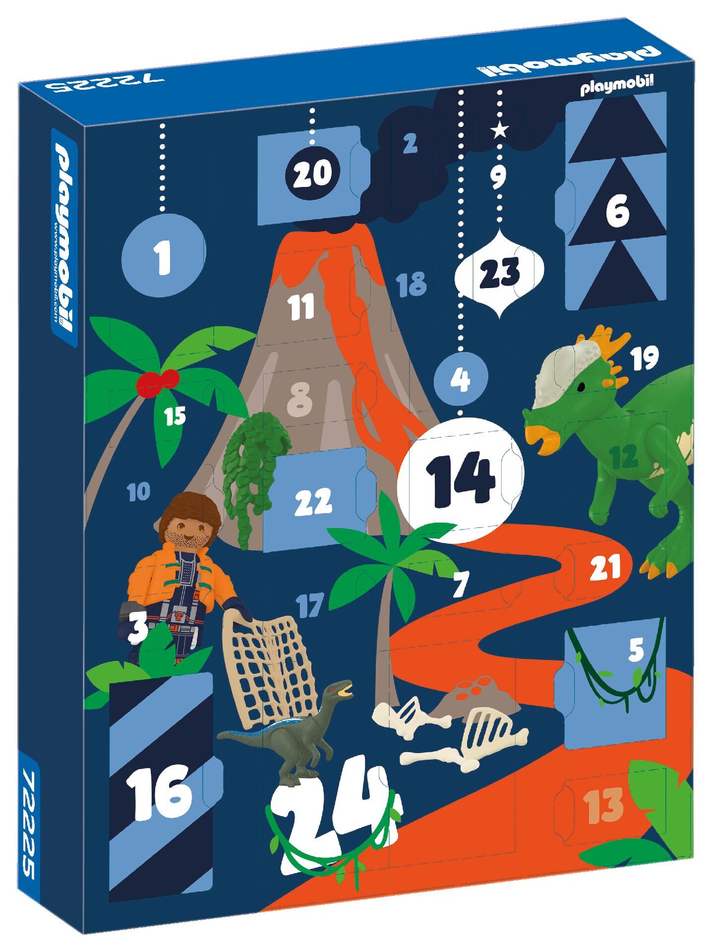 Playmobil® Spielzeug-Adventskalender Spielbausteine, Dino-Expedition (72225), Dinos, Made in Europe – Bild 4 von 5