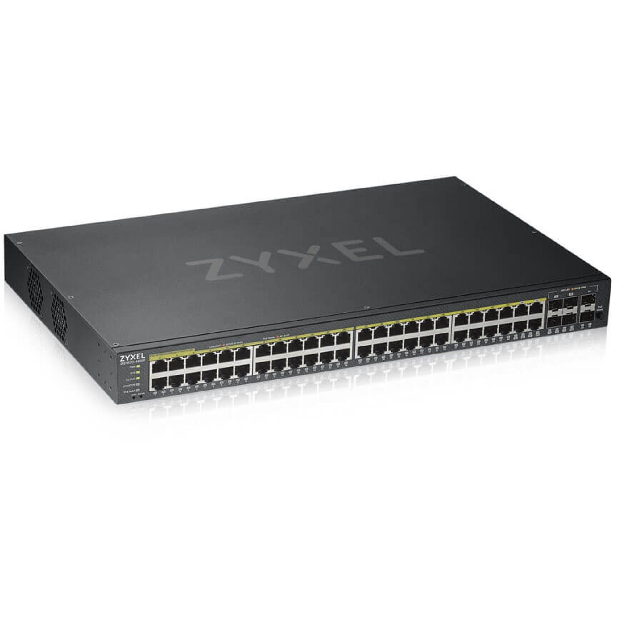 Zyxel GS1920-48HP V2, Switch, (375W PoE+ Netzwerk-Switch