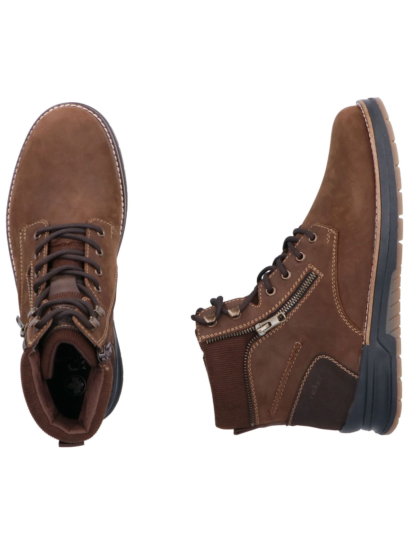 Rieker Rieker Stiefelette Leder Schnürstiefelette