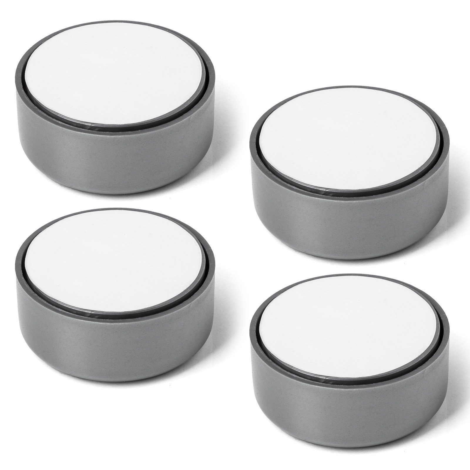 SO-TECH® Möbelfuß GOLF Sofafuss mit Bodengleitern - höhenverstellbar, (4-St), 4 Stück im Set - grau - zum Kleben oder Anschrauben