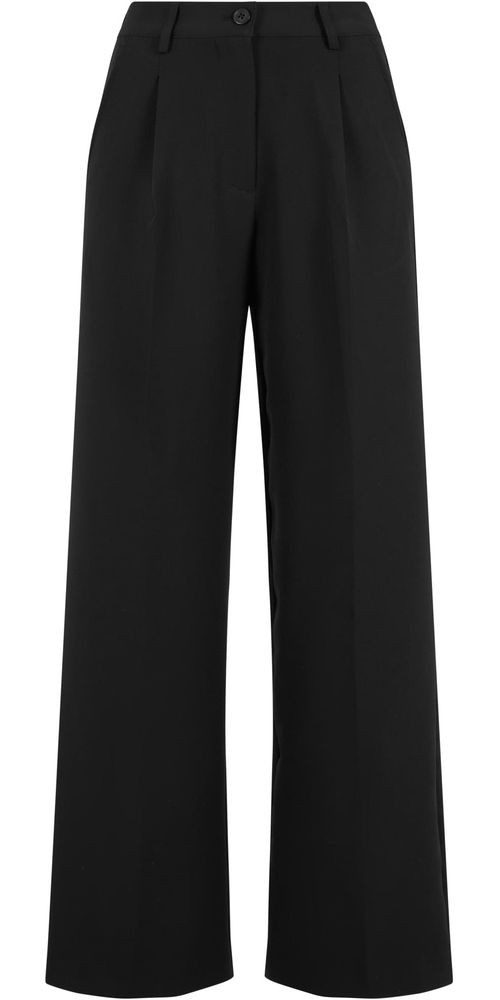 URBAN CLASSICS Stoffhose Ladies Wide Leg Trousers