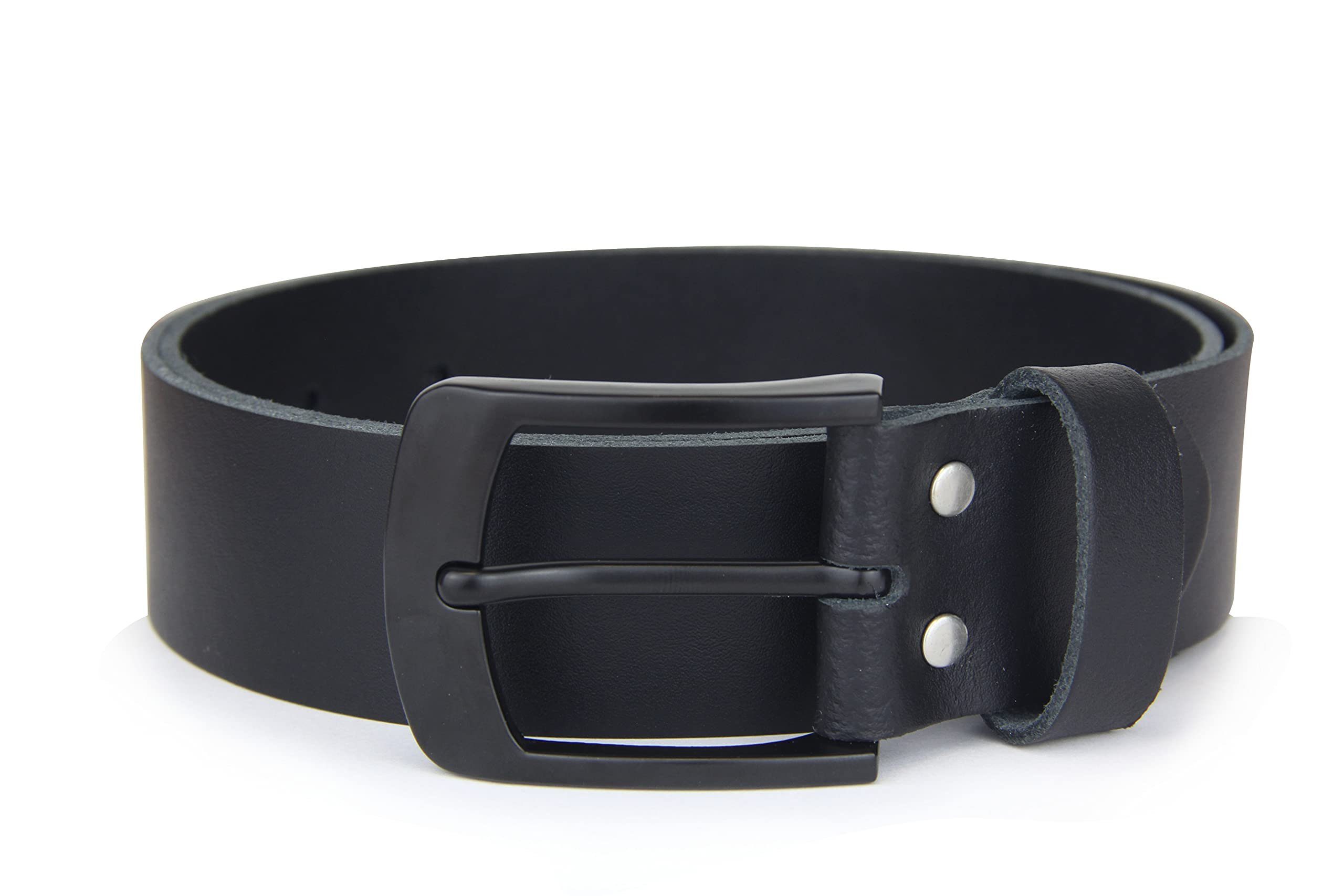 Ledergürtel aus 100% Echtleder, MADE IN GERMANY 3,8 cm breiter