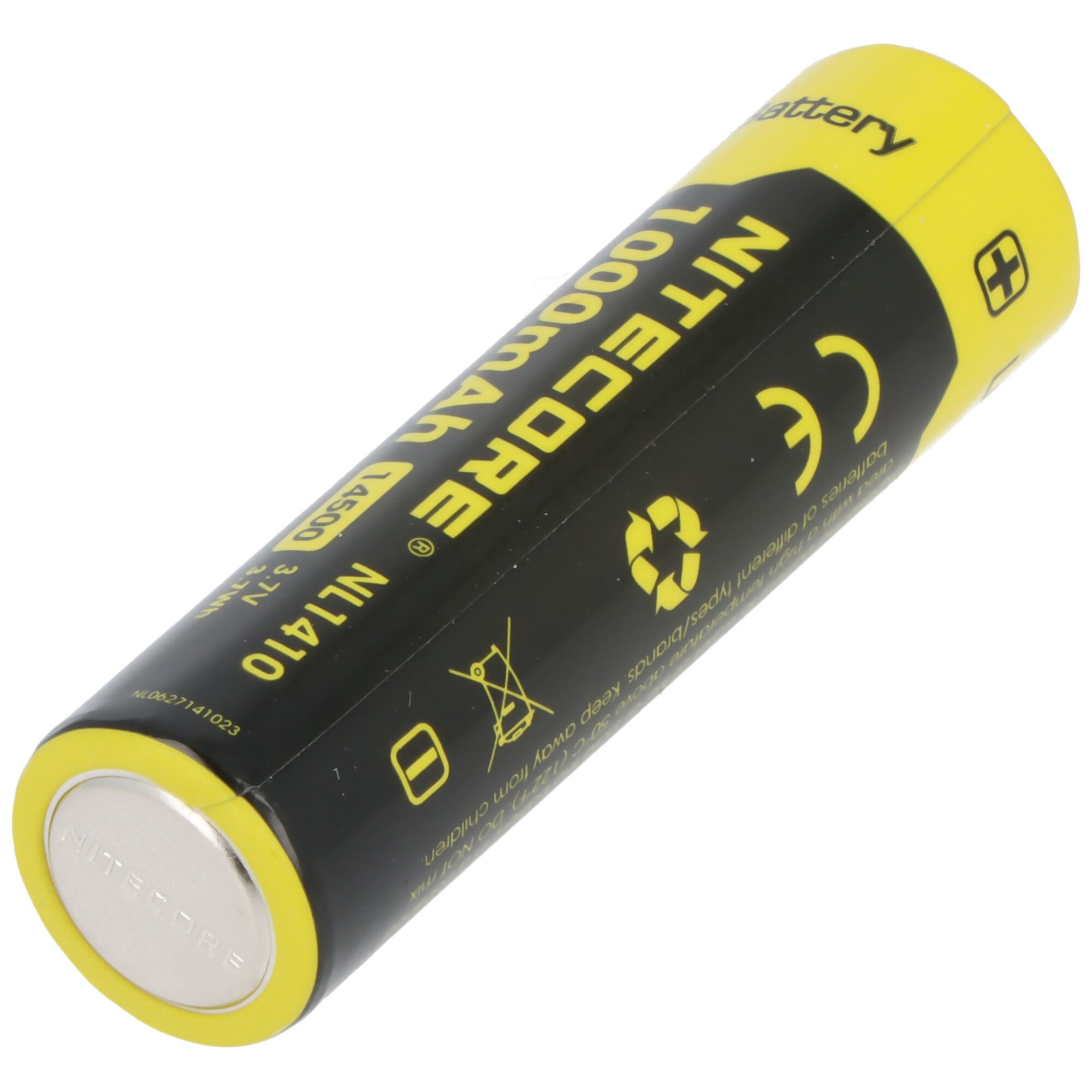 Nitecore Nitecore 14500 Li-Ion Akku mit 3,7 Volt Spannung und 1000mAh Kapazitä Akku 1000 mAh (3,7 V)