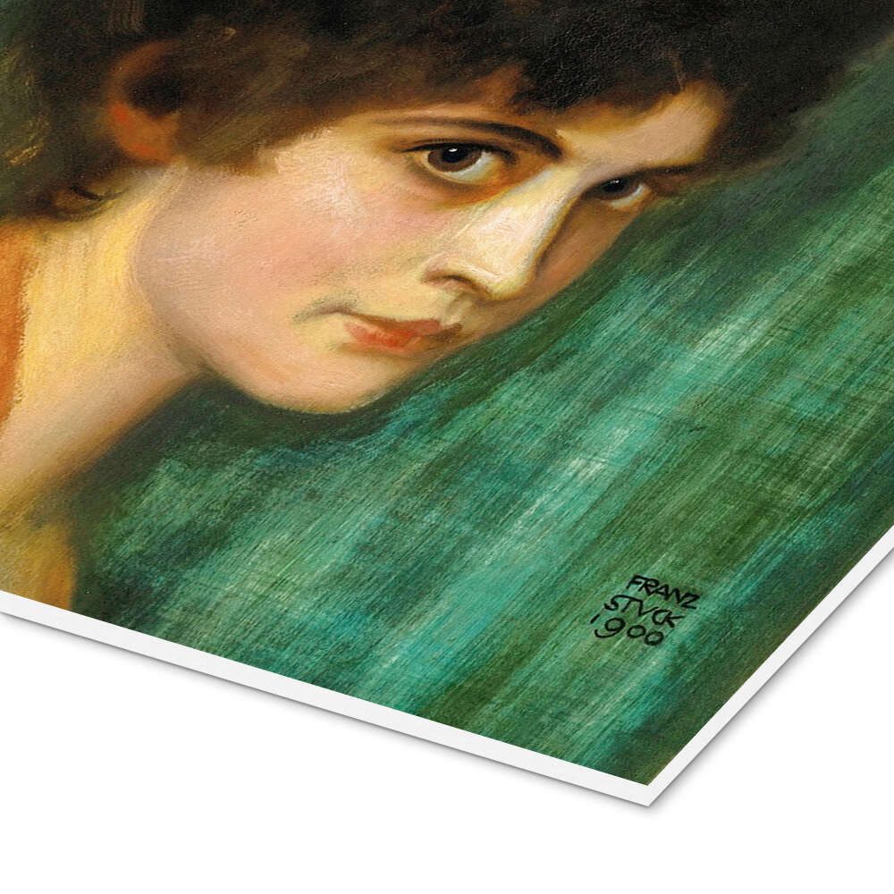 Posterlounge Wandbild Frau Feez, Franz von Stuck, erhältlich als Poster, Leinwandbild, Wandsticker oder Acrylglasbild