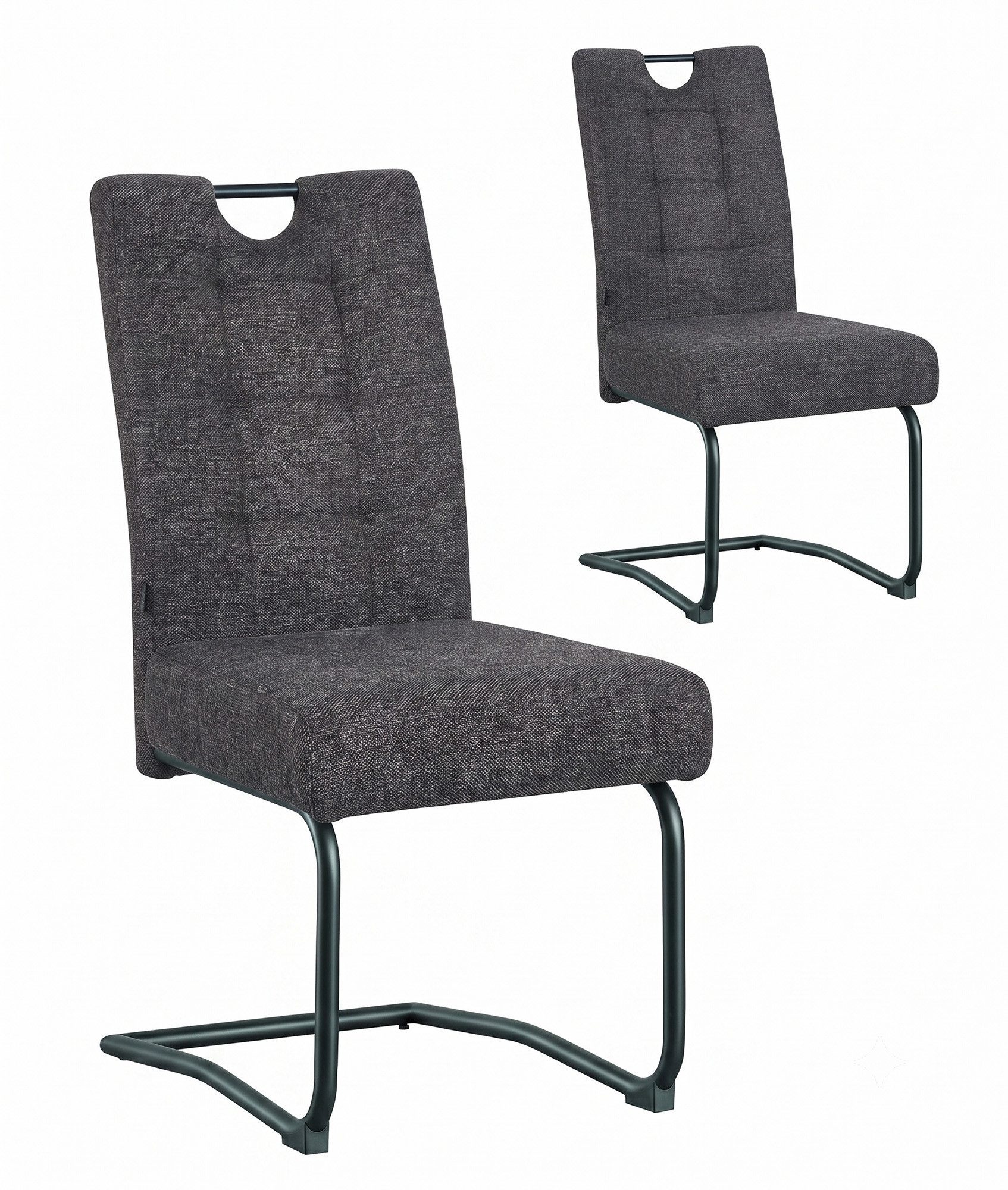 B&D home Freischwinger SOFIA (Set, 2 St), mit Taschenfederkern-Sitz und Griff, 140kg belastbar