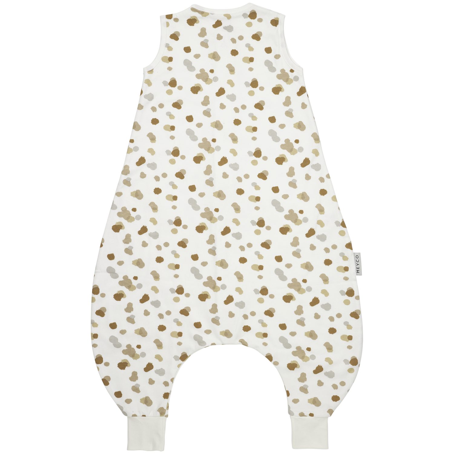 Meyco Baby Babyschlafsack Stains Sand (100% Baumwolle, 1 tlg), 80cm