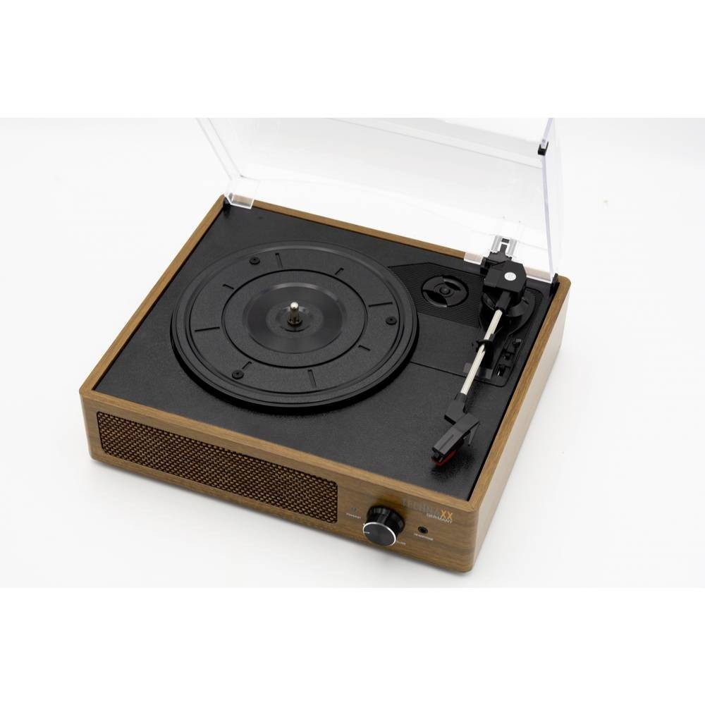 Technaxx Retro Plattenspieler mit Bluetooth® 5000 Plattenspieler (Bluetooth, eingebauter Lautsprecher, Retro-Design)