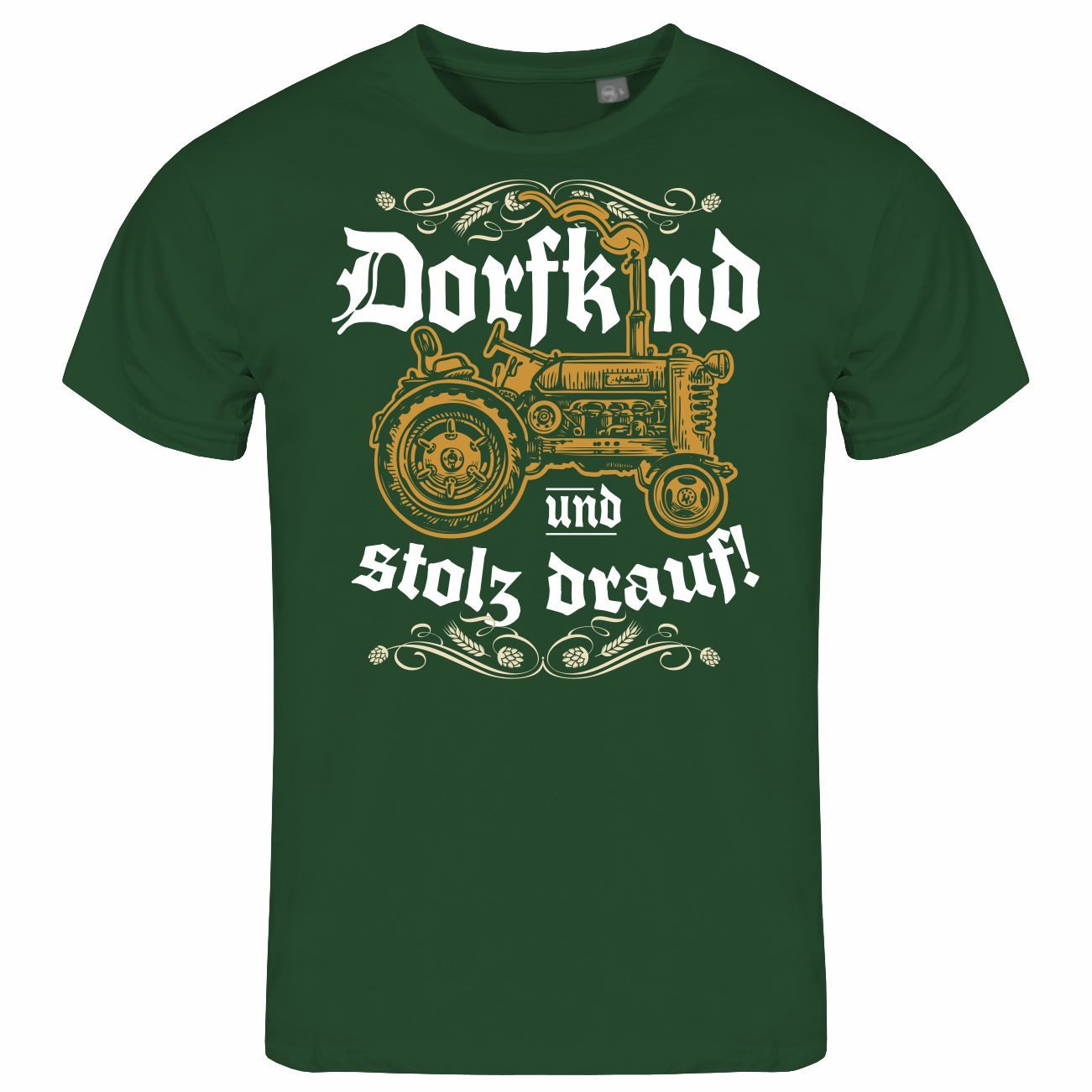Print-Shirt Herren T-Shirt Dorfkind und stolz drauf